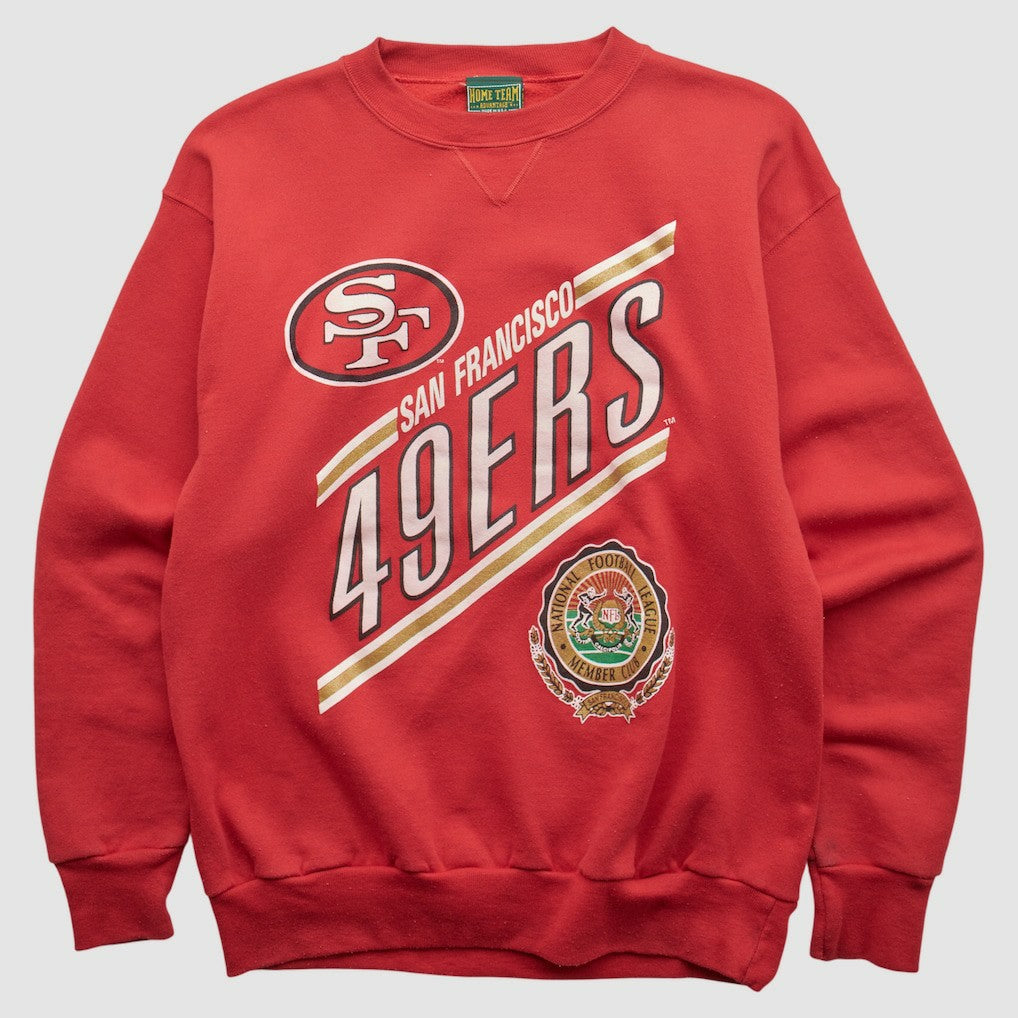 San Francisco 49ers Home Team Advantage 90s Pullover Sweatshirt | NFL Outlet