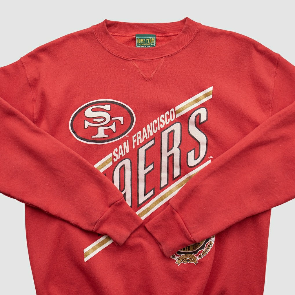San Francisco 49ers Home Team Advantage 90s Pullover Sweatshirt | NFL Outlet
