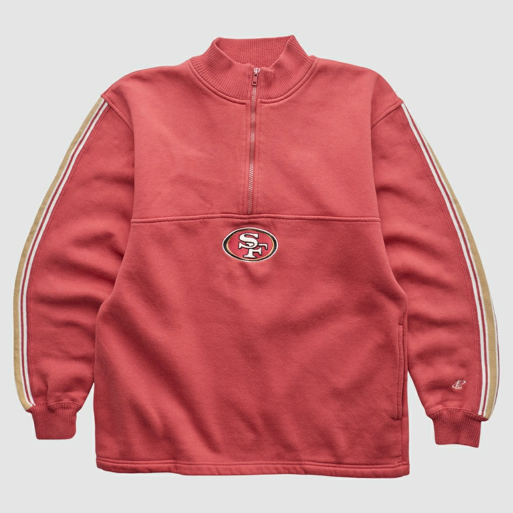 San Francisco 49ers NFL 2000s 1/4 Zip Sweatshirt | NFL On sale