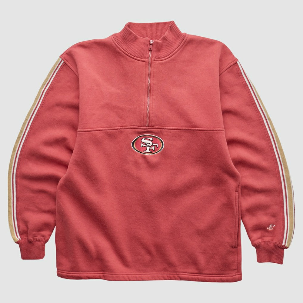 San Francisco 49ers NFL 2000s 1/4 Zip Sweatshirt | NFL On sale
