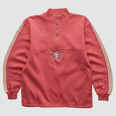 San Francisco 49ers NFL 2000s 1/4 Zip Sweatshirt | NFL On sale