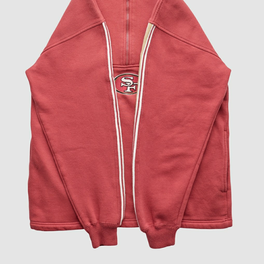 San Francisco 49ers NFL 2000s 1/4 Zip Sweatshirt | NFL On sale