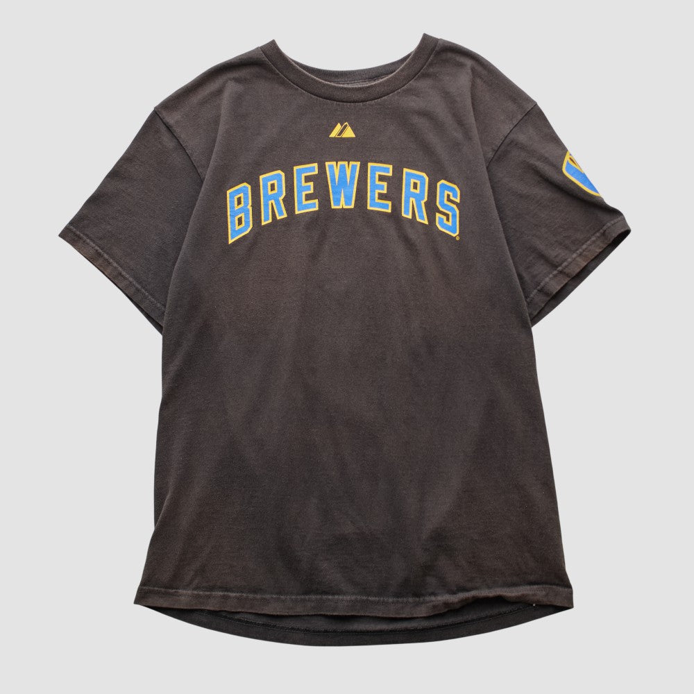 Milwaukee Brewers Majestic 2000s T-shirt - MLB T-shirts