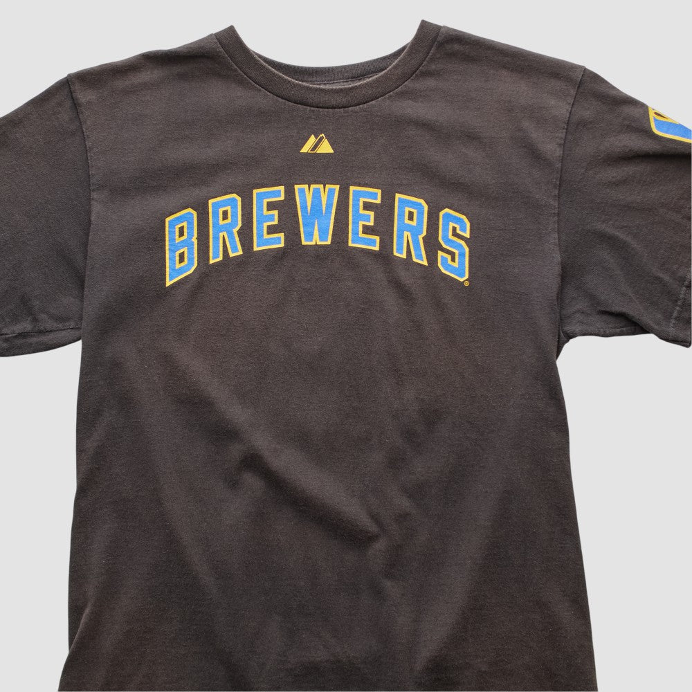 Milwaukee Brewers Majestic 2000s T-shirt - MLB T-shirts