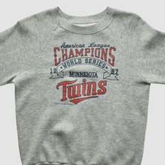 Minnesota Twins 1987 Pullover Sweatshirt - MLB Pullover