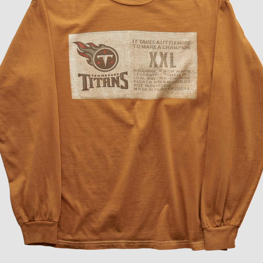 Tennessee Titans Champion 2000s Long Sleeve T-shirt | NFL Sale