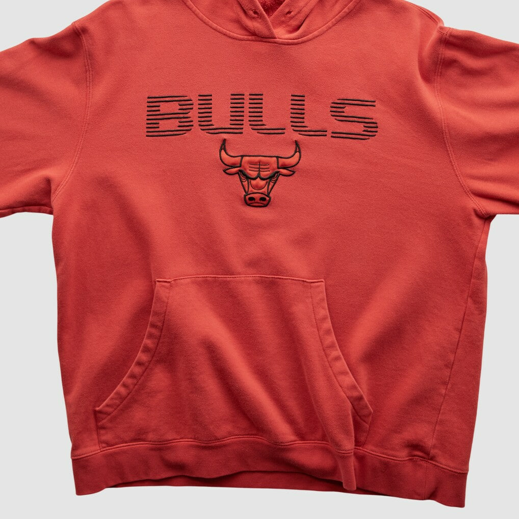 Red Chicago Bulls 2010s Hooded Pullover Sweatshirt | NBA