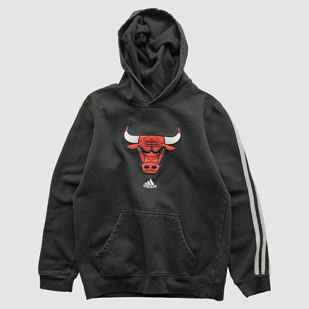 Black Chicago Bulls 2010s Hooded Sweatshirt | NBA