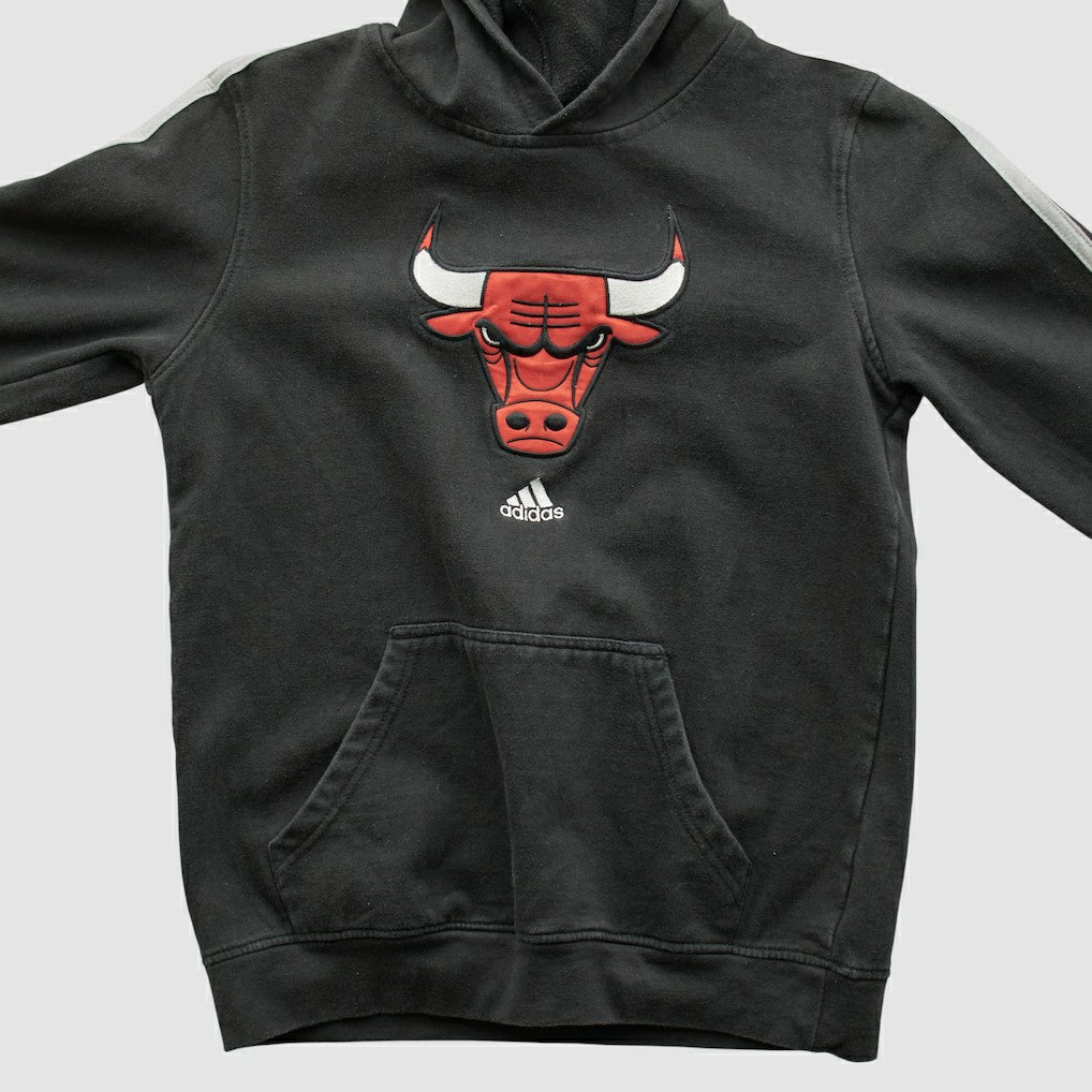 Black Chicago Bulls 2010s Hooded Sweatshirt | NBA