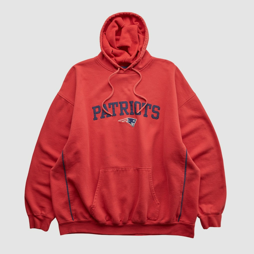 New England Patriots NFL 2000s Hooded Pullover Sweatshirt | NFL Discount