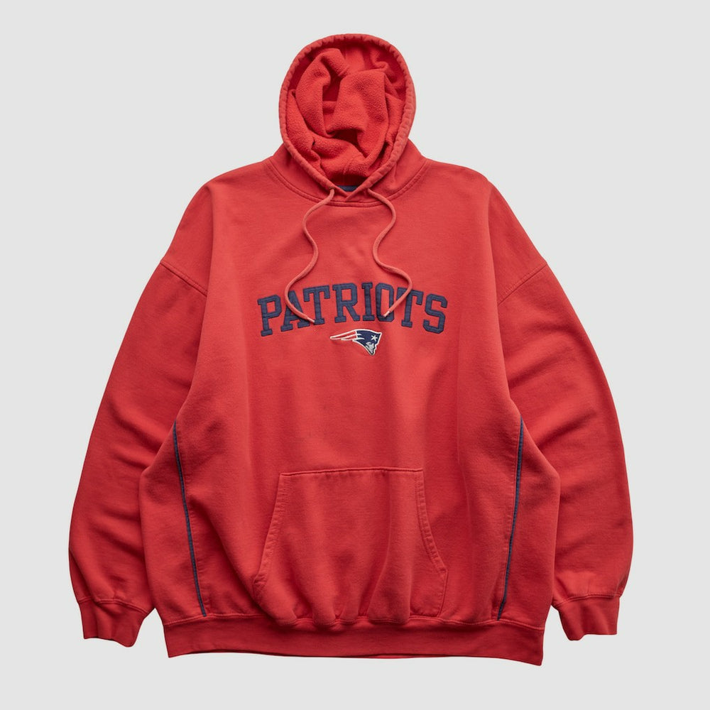 New England Patriots NFL 2000s Hooded Pullover Sweatshirt | NFL Discount