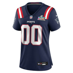 New England Patriots Women's Super Bowl LX Patch Custom Game Jersey | NFL Hot