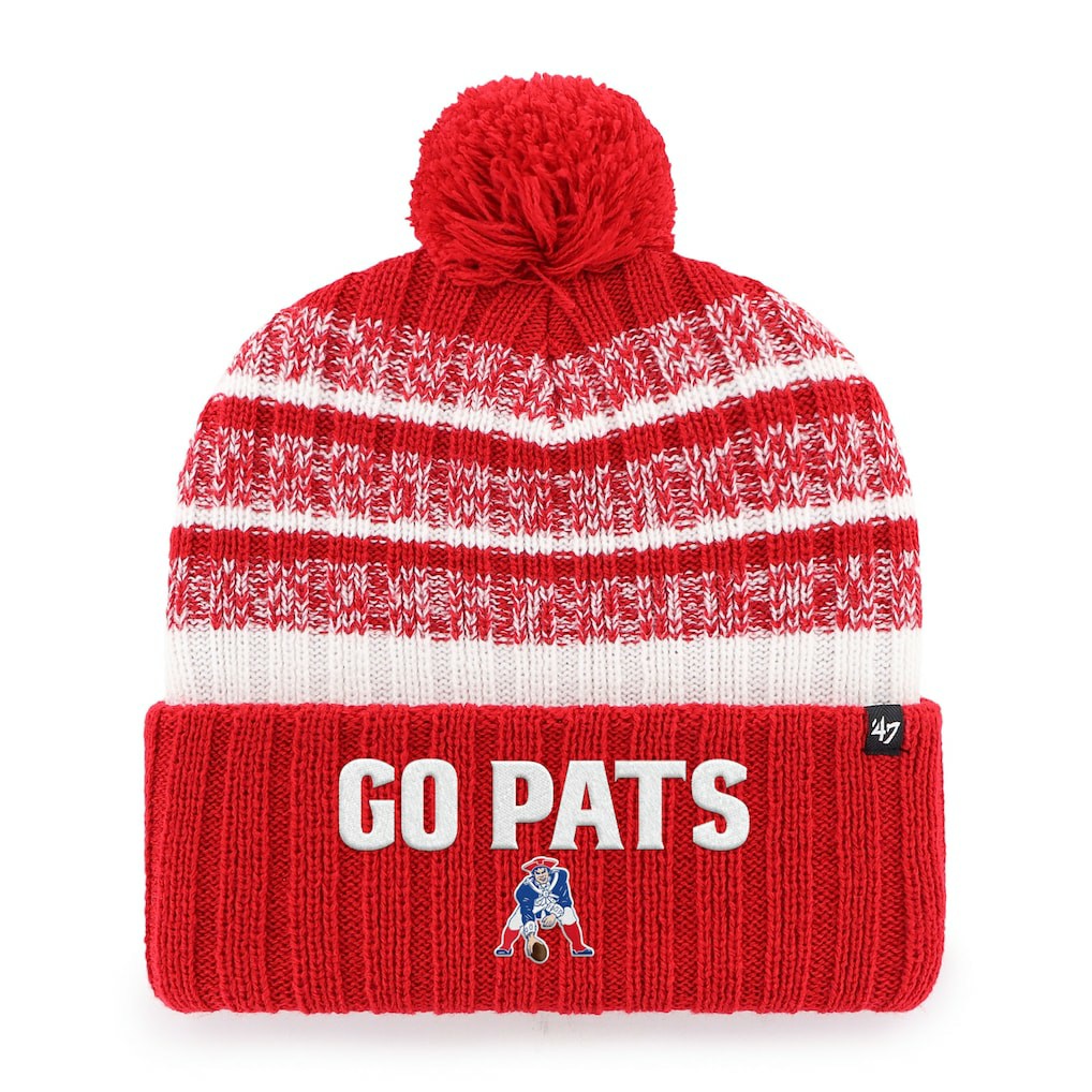 New England Patriots '47 Local Cuffed Knit Hat with Pom | NFL Sale