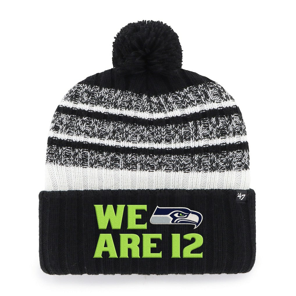 Seattle Seahawks '47 Local Cuffed Knit Hat with Pom | NFL Sale