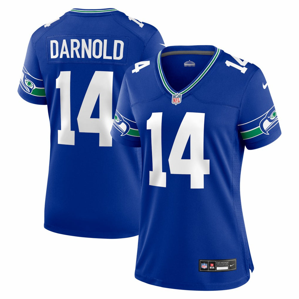 Seattle Seahawks Sam Darnold  Women's Alternate Game Jersey | NFL Hot