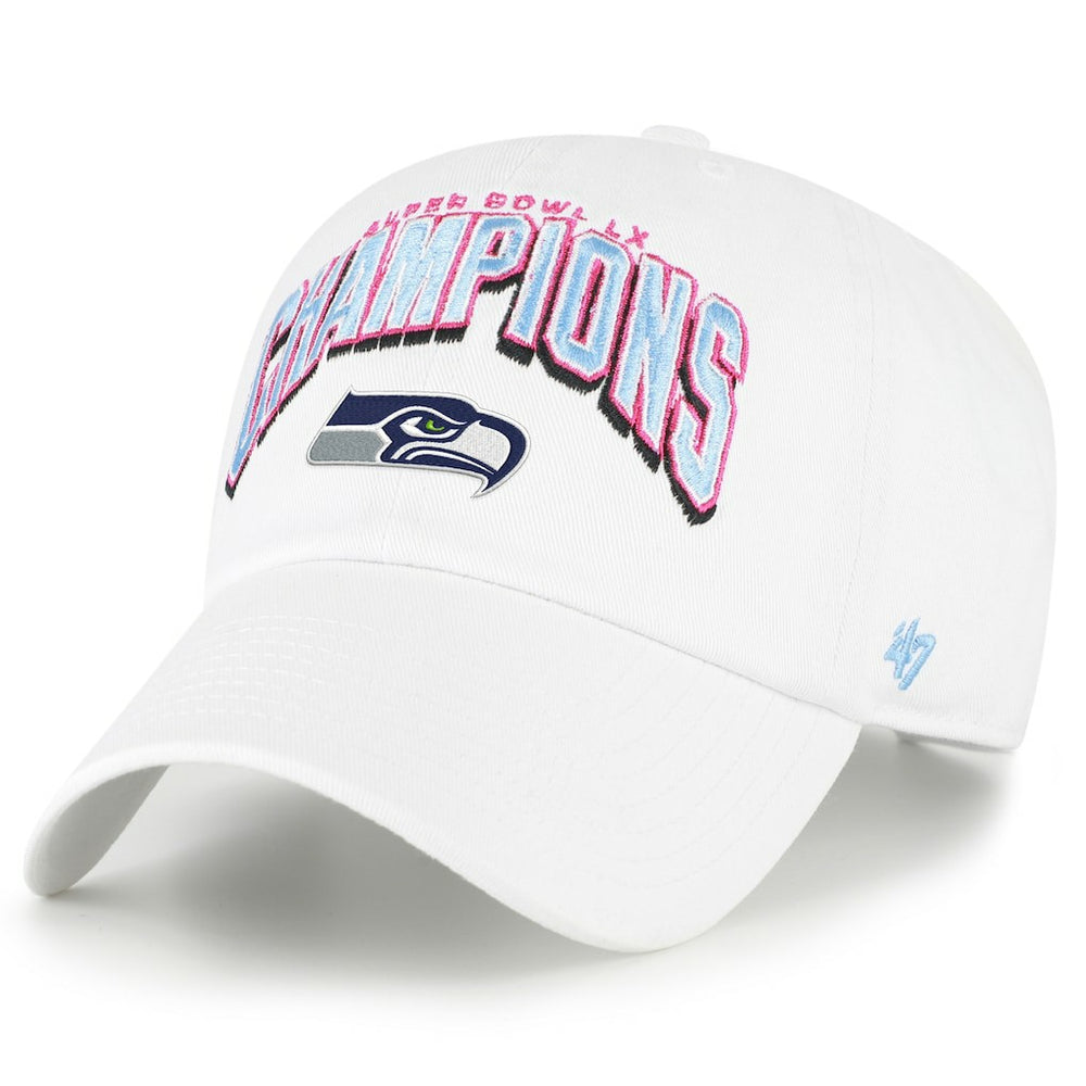 Seattle Seahawks '47 Super Bowl LX s Side Patch Clean Up Adjustable Hat | NFL Sale