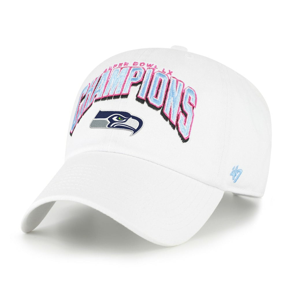 Seattle Seahawks '47 Super Bowl LX s Side Patch Clean Up Adjustable Hat | NFL Sale