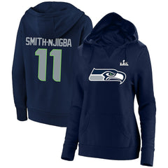 Seattle Seahawks Jaxon Smith-Njigba  Women's Super Bowl LX Champions Plus Size Name & Number Fleece Hoodie | NFL US