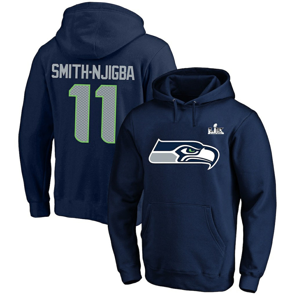 Seattle Seahawks Jaxon Smith-Njigba  Super Bowl LX Champions Big & Tall Name & Number Fleece Hoodie | NFL Discount