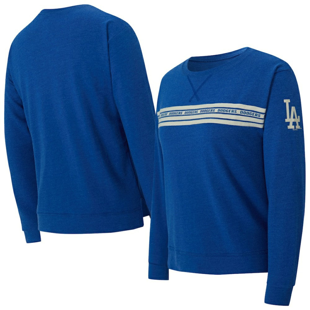 Los Angeles Dodgers Concepts Sport Women's Birch French Terry Long Sleeve T-Shirt - MLB T-shirts