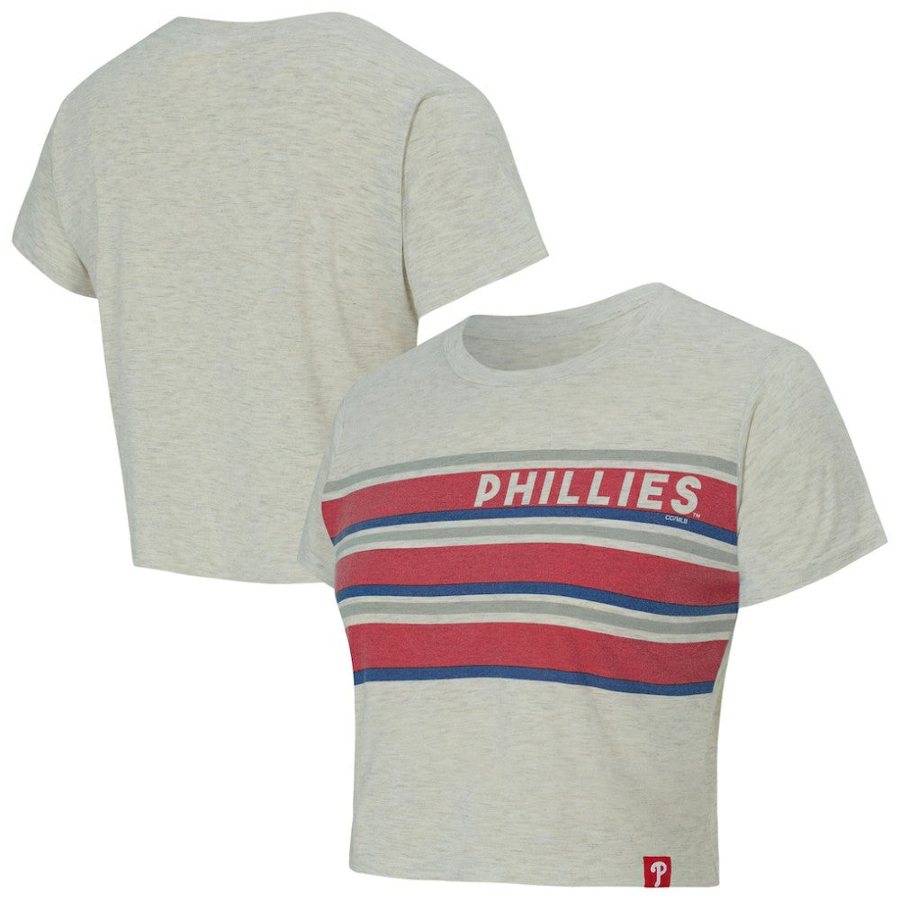 Philadelphia Phillies Concepts Sport Women's Birch Cropped T-Shirt - MLB T-shirts