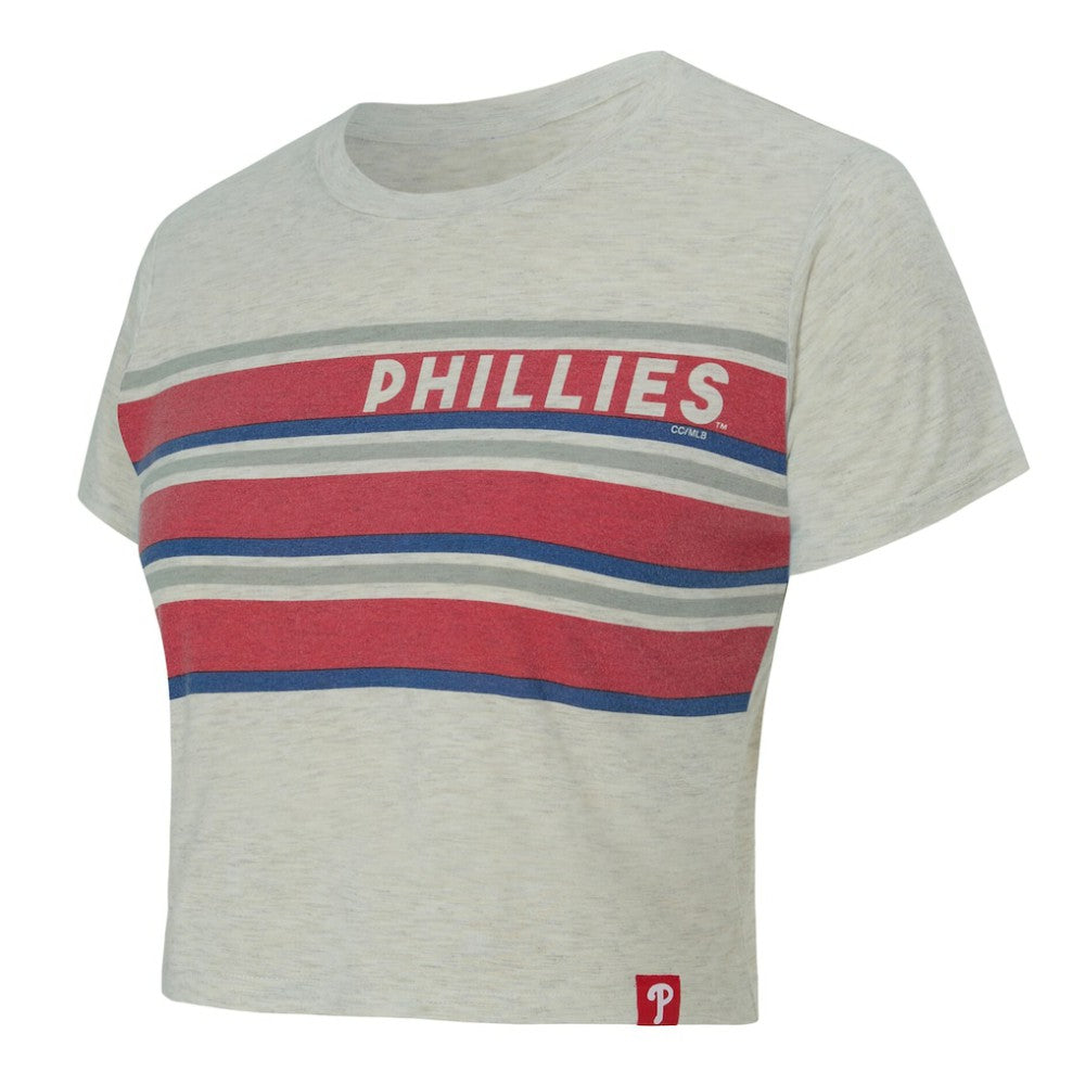Philadelphia Phillies Concepts Sport Women's Birch Cropped T-Shirt - MLB T-shirts