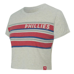 Philadelphia Phillies Concepts Sport Women's Birch Cropped T-Shirt - MLB T-shirts