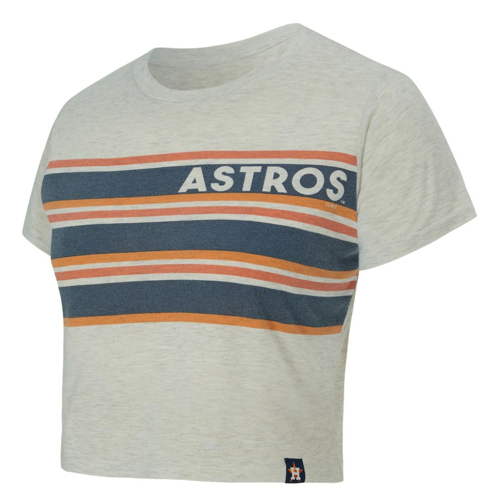 Houston Astros Concepts Sport Women's Birch Cropped T-Shirt - MLB T-shirts