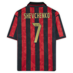 Andriy Shevchenko AC Milan Autographed 1994 Red/Black Home Jersey