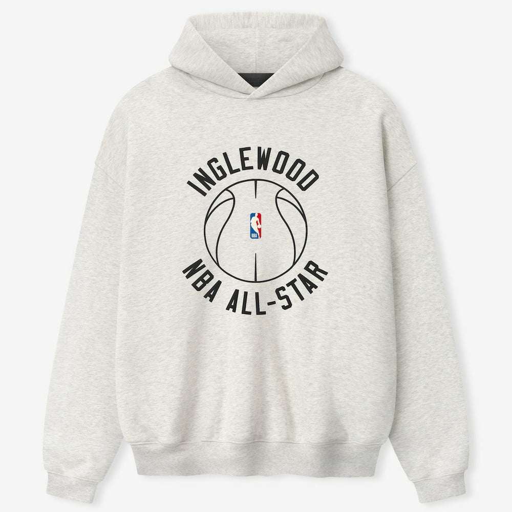 Heather Gray Fear of God Unisex 2026 NBA All-Star Game x Inglewood 90's Hoodie | NBA