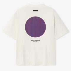Cream Los Angeles Lakers Fear of God x Barkley L. Hendricks Unisex 90's T-Shirt | NBA