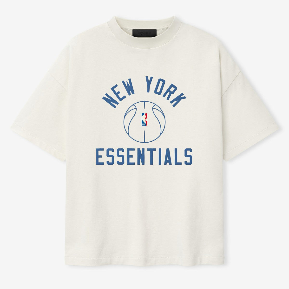 Cream New York Knicks Fear of God x Barkley L. Hendricks Unisex 90's T-Shirt | NBA