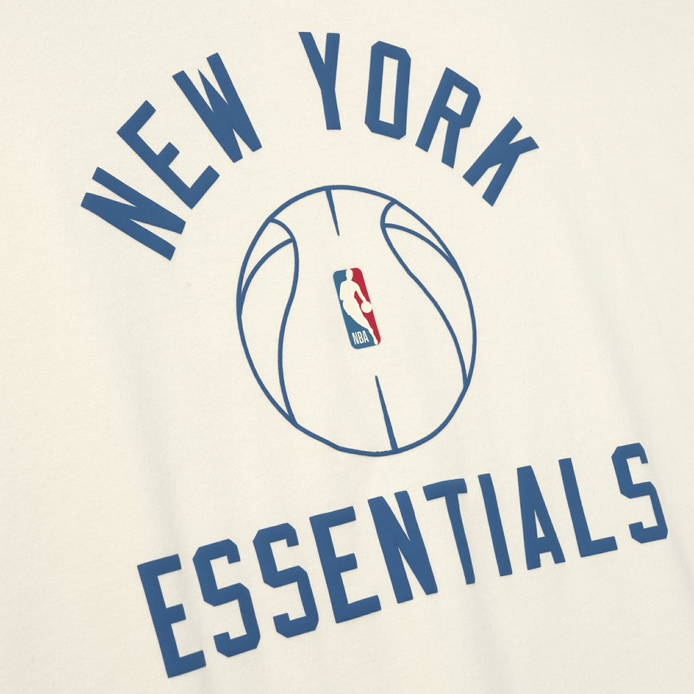 Cream New York Knicks Fear of God x Barkley L. Hendricks Unisex 90's T-Shirt | NBA