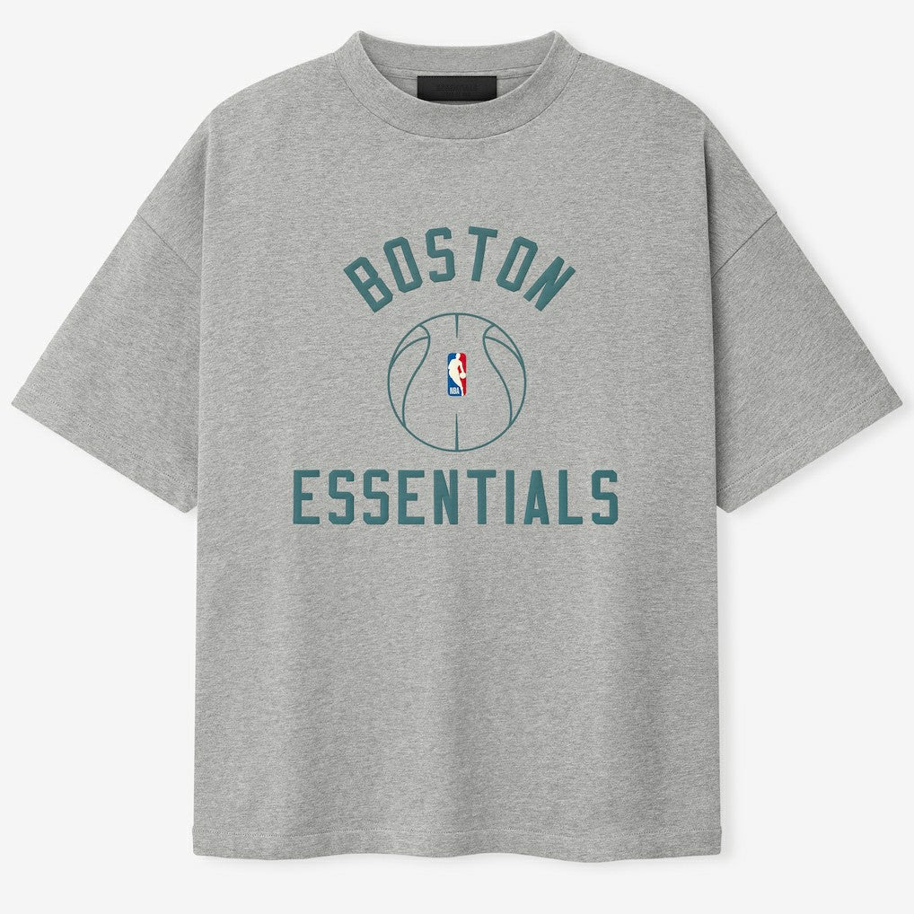 Heather Gray Boston Celtics Fear of God x Barkley L. Hendricks Unisex 90's T-Shirt | NBA