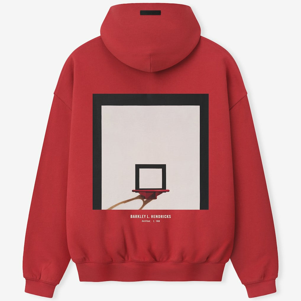 Red Philadelphia 76ers Fear of God x Barkley L. Hendricks Unisex 90's Hoodie | NBA
