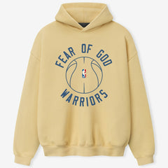 Gold Golden State Warriors Fear of God x Barkley L. Hendricks Unisex 90's Hoodie sale | NBA