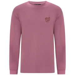 Washington Nationals Levelwear Bridal Rose Luxe Signature Long Sleeve T-Shirt - MLB T-shirts