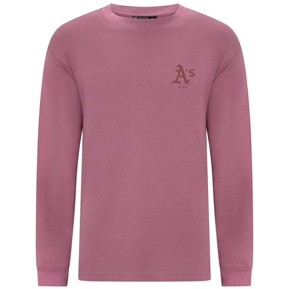 Athletics Levelwear Bridal Rose Luxe Signature Long Sleeve T-Shirt - MLB T-shirts