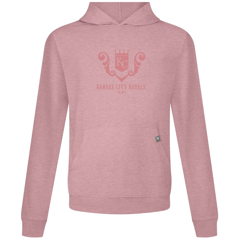 Kansas City Royals Levelwear Bridal Rose Relay Pullover Hoodie - MLB Hoodies
