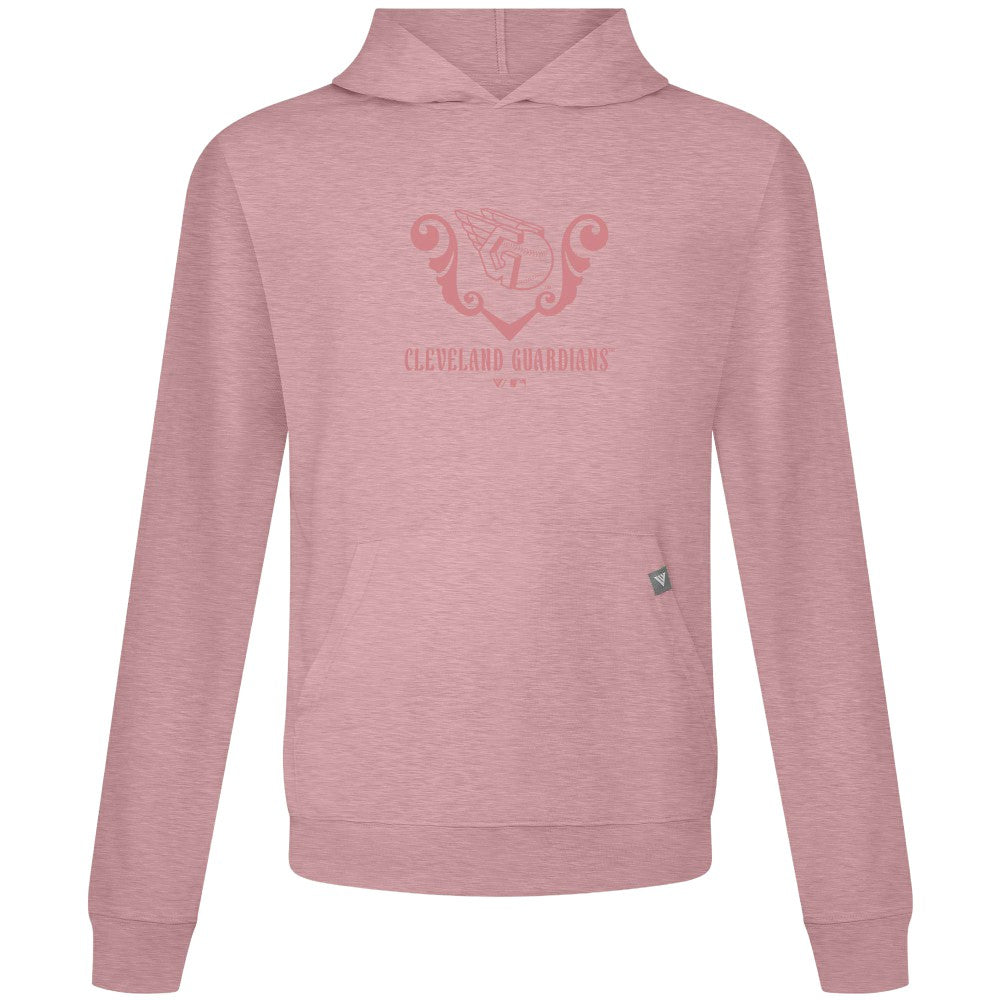 Cleveland Guardians Levelwear Bridal Rose Relay Pullover Hoodie - MLB Hoodies