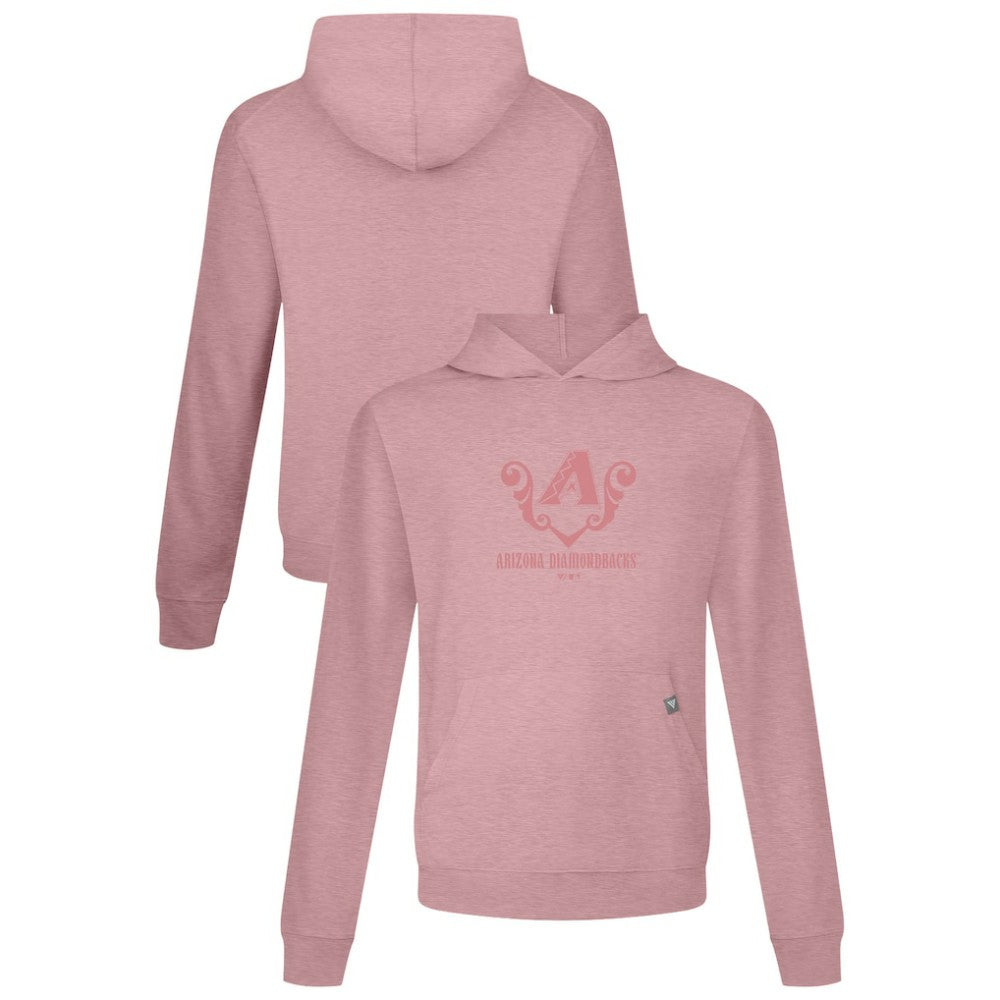 Arizona Diamondbacks Levelwear Bridal Rose Relay Pullover Hoodie - MLB Hoodies