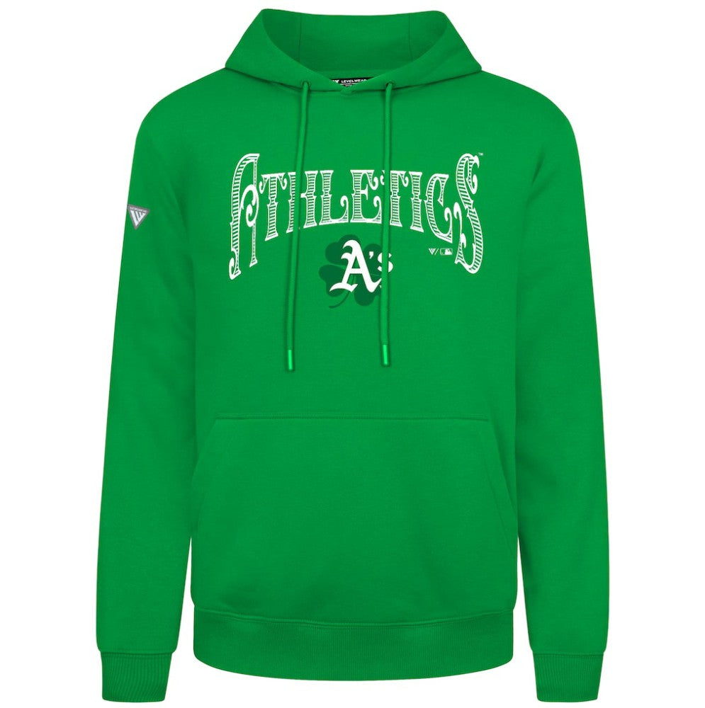 Athletics Levelwear St. Patrick's Day Podium Hoodie - MLB Hoodies