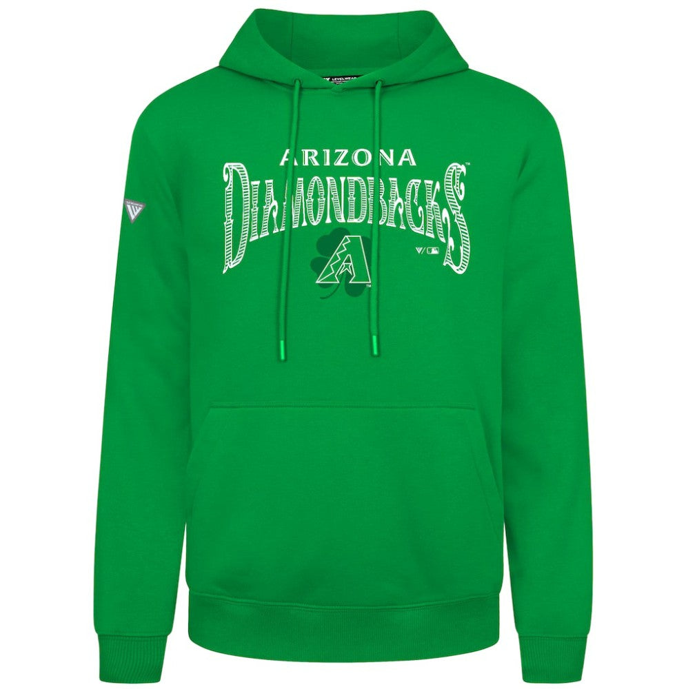 Arizona Diamondbacks Levelwear St. Patrick's Day Podium Hoodie - MLB Hoodies