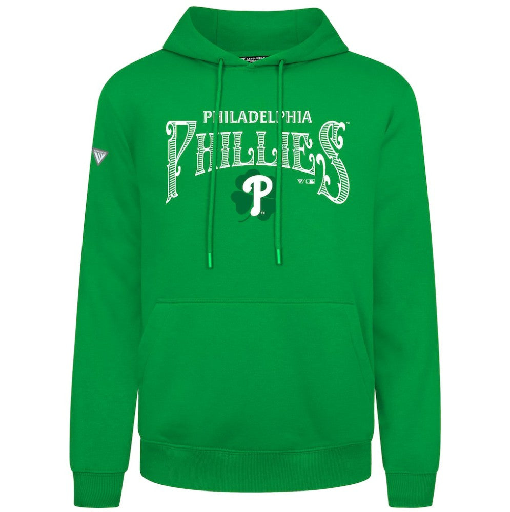 Philadelphia Phillies Levelwear St. Patrick's Day Podium Hoodie - MLB Hoodies
