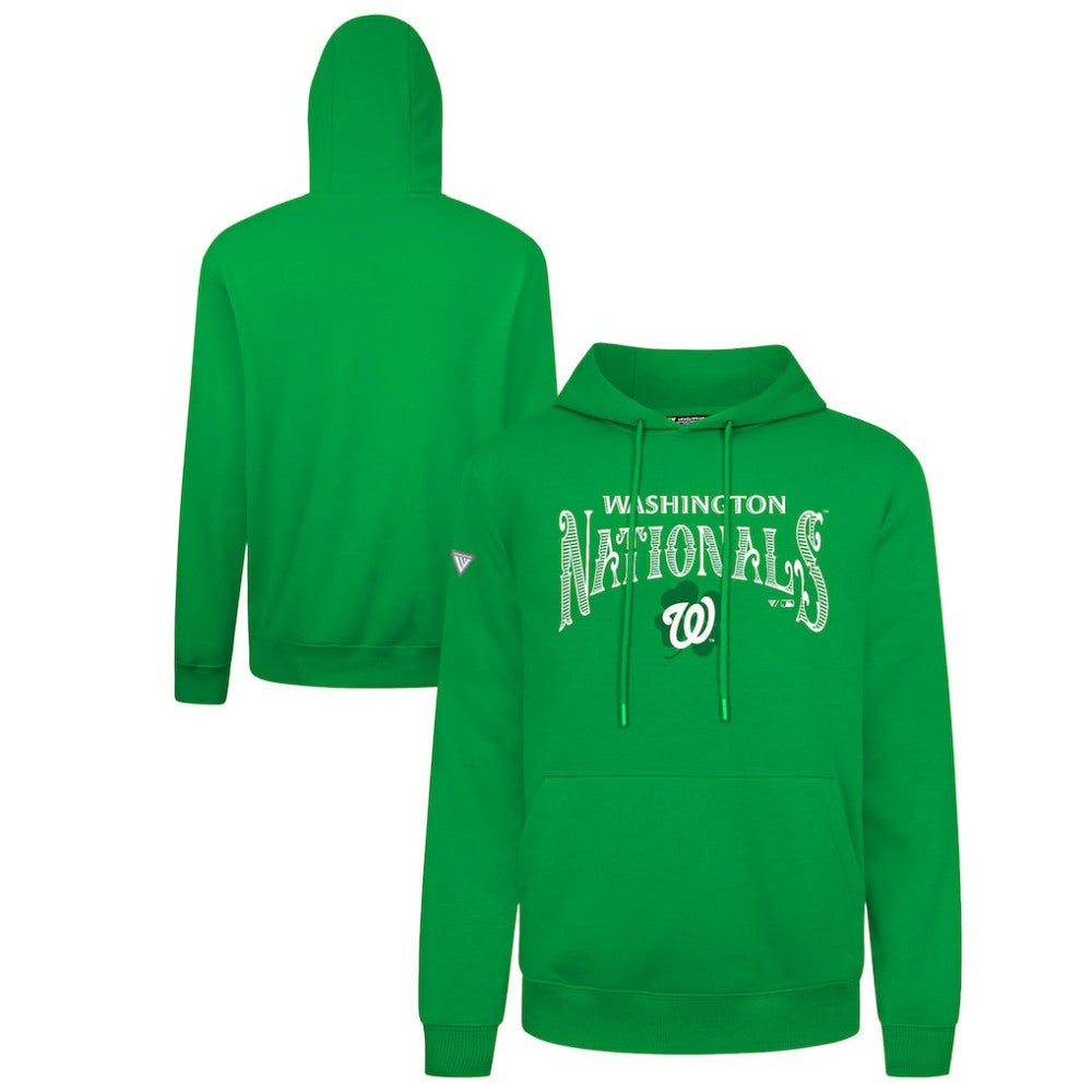 Washington Nationals Levelwear St. Patrick's Day Podium Hoodie - MLB Hoodies