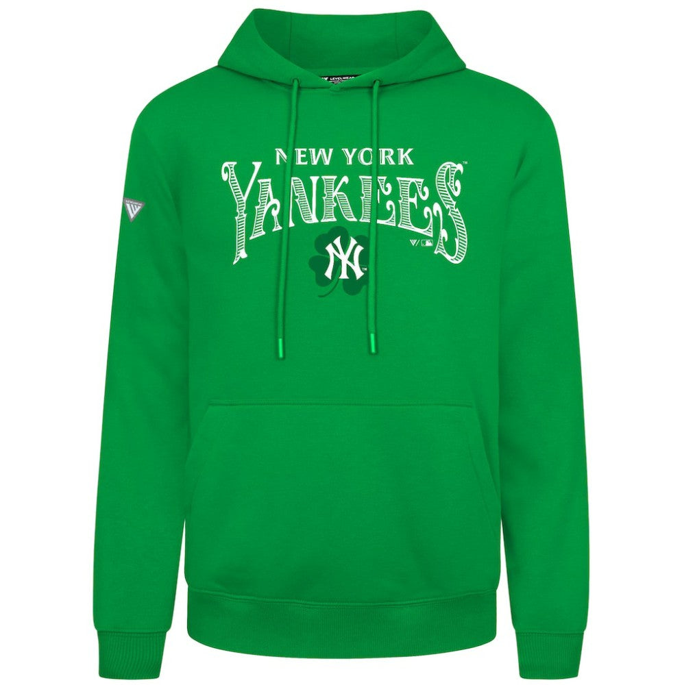 New York Yankees Levelwear St. Patrick's Day Podium Hoodie - MLB Hoodies