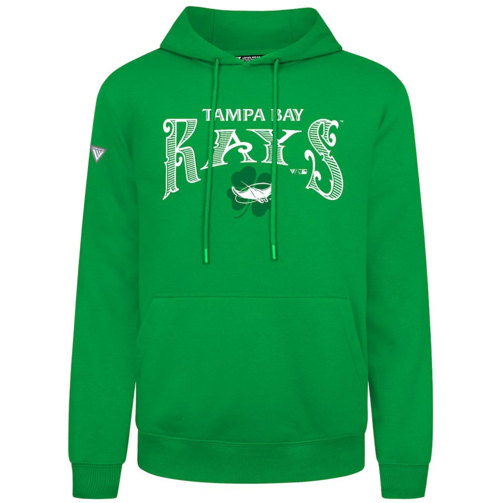 Tampa Bay Rays Levelwear St. Patrick's Day Podium Hoodie - MLB Hoodies
