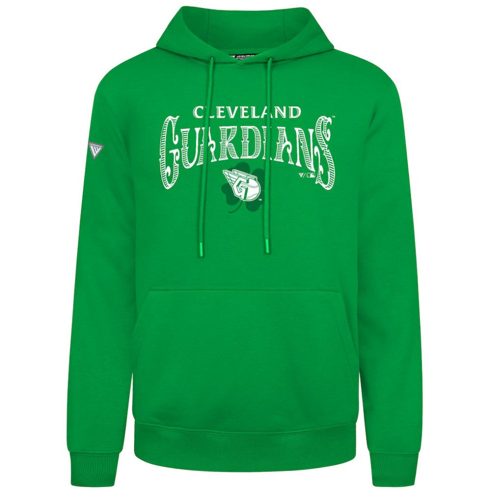 Cleveland Guardians Levelwear St. Patrick's Day Podium Hoodie - MLB Hoodies