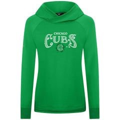 Chicago Cubs Levelwear Women's St. Patrick's Day Slender Raglan Hoodie - MLB Hoodies