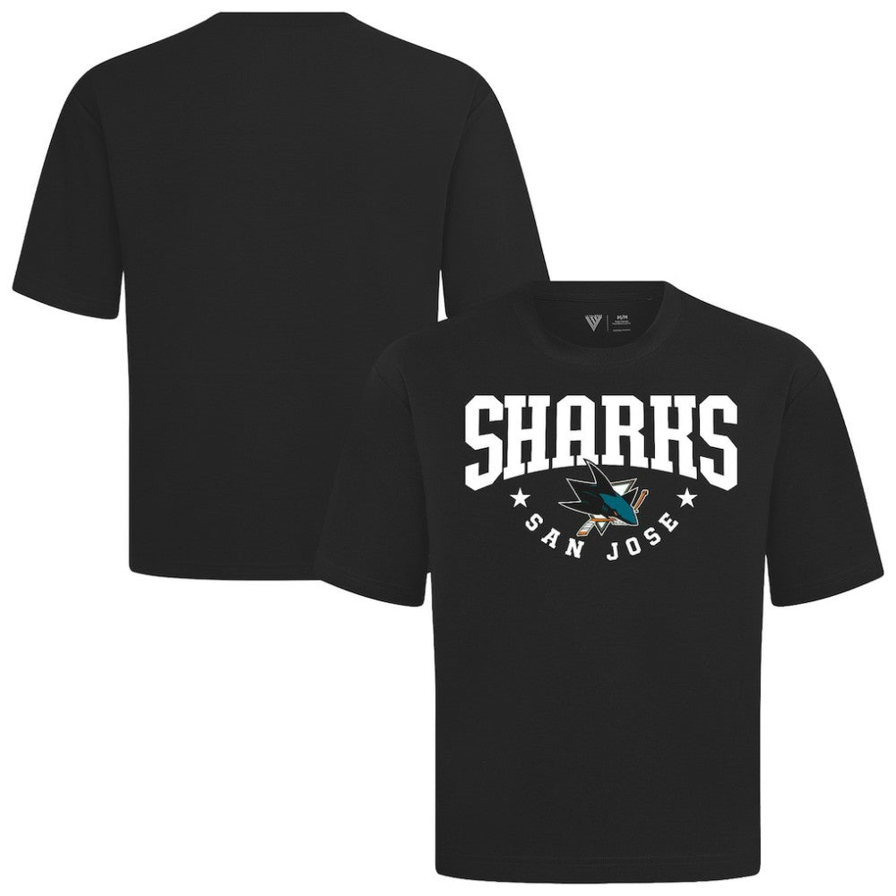 San Jose Sharks Levelwear Luxe Signature Knit T-Shirt -  NHL T-shirts